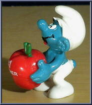 Apple Smurf from Smurfs - Basic Series manufactured by Peyo [Loose]