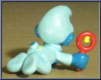 Baby Smurf (Rattle) from Smurfs - Baby Smurfs manufactured by Peyo [Loose]