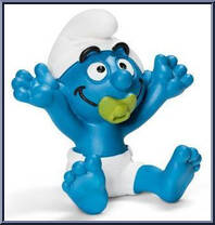 Baby Smurf (Green Pacifier) Action Figure