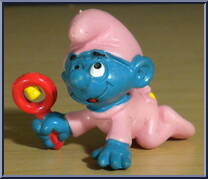 Baby Smurf (Rattle) Action Figure