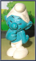Bashful Smurf Action Figure