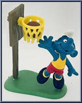 Basketball Smurf Action Figure