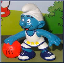 Basketball Smurf Action Figure