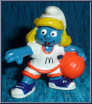 Basketball Smurfette Action Figure