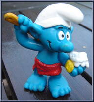 Bathing Smurf Action Figure