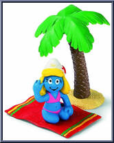 Beach Holiday Smurfette Action Figure