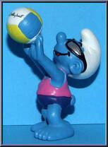 Beach Volleyball Smurf Action Figure