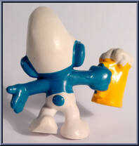 Beer Smurf from Smurfs - Basic Series manufactured by Peyo [Loose]