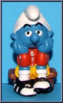 Benchwarmer Smurf Action Figure