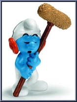 Boom Operator Smurf Action Figure