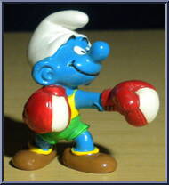 Boxer Smurf (Red Gloves) Action Figure