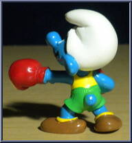 Boxer Smurf (Red Gloves) from Smurfs - Basic Series manufactured by Peyo [Loose]
