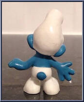 Brainy Smurf from Smurfs - Basic Series manufactured by Peyo [Loose]