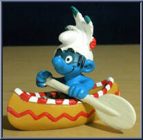 Canoe Smurf Action Figure