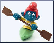 Canoe Smurf Action Figure