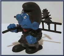 Chimney Sweep Smurf Action Figure