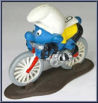 Cyclist Smurf Action Figure