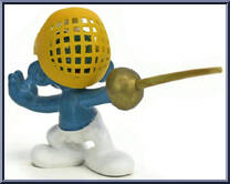Fencer Smurf Action Figure