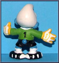 Goalkeeper Smurf from Smurfs - Soccer manufactured by Peyo [Loose]