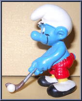 Golfer Smurf (Lining Up) Action Figure