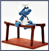 Gymnast Smurf (Parallel Bars) Action Figure