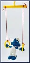 Gymnast Smurf (Rings) Action Figure