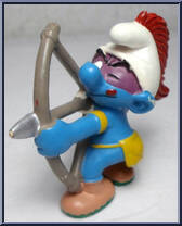 Indian Smurf (Bow and Arrow) Action Figure