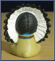 Indian Chief Smurf from Smurfs - Indians (Native Americans) manufactured by Peyo [Loose]