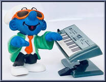 Keyboard Smurf Action Figure
