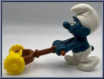 Lawnmower Smurf Action Figure