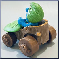 Leaf Car Smurf from Smurfs - Super Smurfs manufactured by Peyo [Loose]