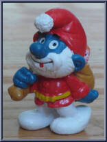Papa Smurf (Santa Outfit) Action Figure