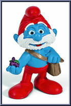 Papa Smurf (Satchel / Berries) Action Figure