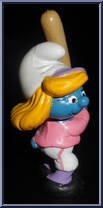Smurfette (Baseball) from Smurfs - Smurfettes manufactured by Peyo [Loose]