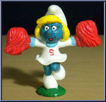 Smurfette (Cheerleader) from Smurfs - Smurfettes manufactured by Peyo [Loose]