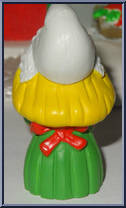 Smurfette (Christmas) (Green Coat) from Smurfs - Smurfettes manufactured by Peyo [Loose]