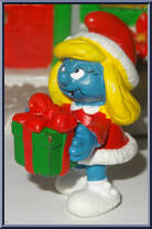 Smurfette (Christmas) (Short Red Coat) from Smurfs - Smurfettes manufactured by Peyo [Loose]