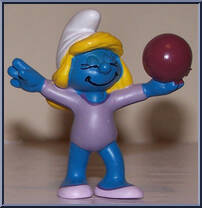 Smurfette (Gymnast) from Smurfs - Smurfettes manufactured by Peyo [Loose]