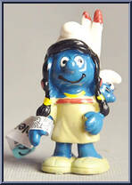 Smurfette (Indian with Black Hair) from Smurfs - Smurfettes manufactured by Peyo [Loose]