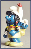 Smurfette (Indian with Black Hair) from Smurfs - Smurfettes manufactured by Peyo [Loose]