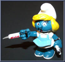 Smurfette (Nurse) from Smurfs - Smurfettes manufactured by Peyo [Loose]