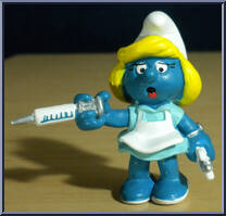 Smurfette (Nurse) from Smurfs - Smurfettes manufactured by Peyo [Loose]