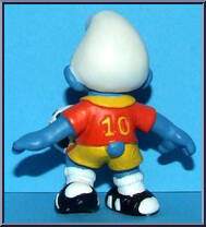 Soccer Smurf (Orange / Yellow Uniform) from Smurfs - Soccer manufactured by Peyo [Loose]