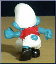 Soccer Smurf (Red Shirt / White Shorts) from Smurfs - Soccer manufactured by Peyo [Loose]