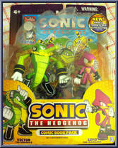 Vector / Espio - Sonic the Hedgehog - Comic Packs - Jazwares Action Figure