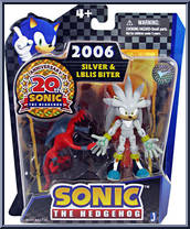 Silver / Lblis Biter from Sonic the Hedgehog - 20th Anniversary - 3" Scale manufactured by Jazwares [Front]