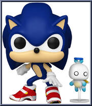 Sonic with Chao from Sonic the Hedgehog - Pop! Vinyl Figures manufactured by Funko [Loose]