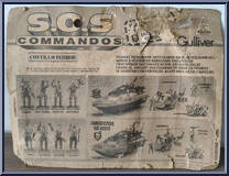 Tony Turner (Black Guy) from S.O.S. Commandos - Mini Playsets manufactured by Gulliver [Back]