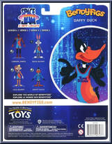 Daffy Duck from Space Jam - A New Legacy - BendyFigs manufactured by Noble Toys [Back]