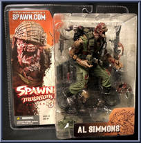 Al Simmons (No Helmet) from Spawn - Series 23 - Mutations manufactured by McFarlane [Front]